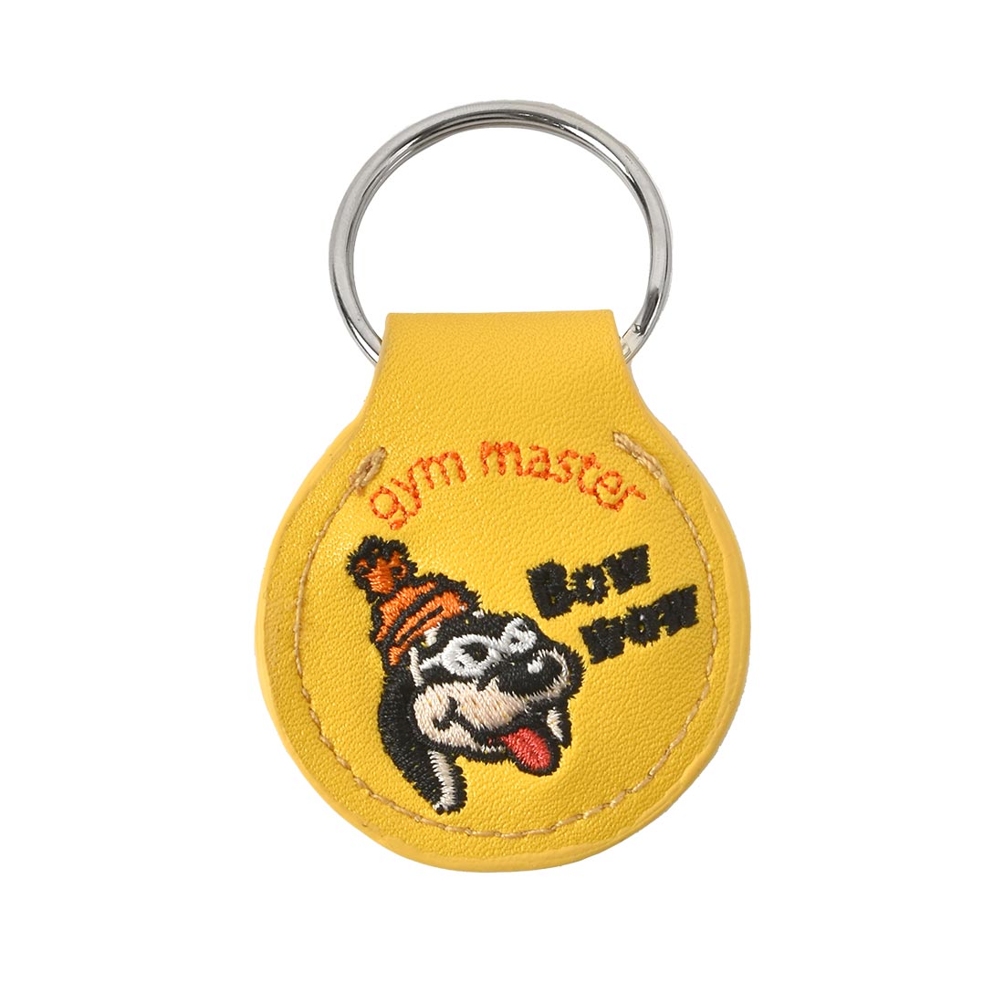 コインケース キーホルダー Airtag キーコインケース ミニ コイン キー 500円玉 保護 ホルダー ケース カバー gym master ジムマスター 革 刺繍 かわいい 個性派 個性的 小さい 小銭入れ 隠しコイン バッグチャーム エアタグ ストラップ 小銭が入る 紛失防止 アウトドア