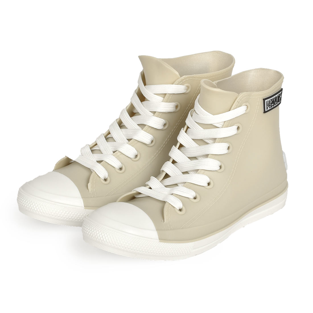 レインシューズ レディース おしゃれ 通勤 スニーカー 歩きやすい ハイカット スヌーピー 長靴 ブラック ネイビー グレー シンプル かわいい 雨靴 防水 雨具 通学 大人 23 23.５ 24 24.5 25 25.5 cm 高校生 大学生 M L LL 梅雨 女性 女子 軽量 キャラクター