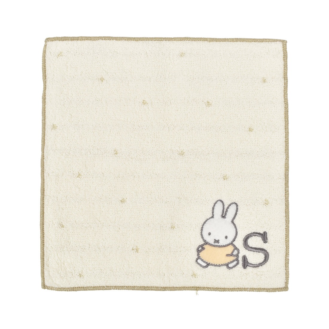 ハンカチ かわいい ミニタオル イニシャル タオルハンカチ ハンドタオル キャラクター ミッフィー 20cm 小さめ ハンカチタオル プレゼント おしゃれ シンプル 刺繍 レディース ドット 綿 大人 子供 学生 通勤 通学 お返し お礼 粗品 プレゼント ギフト 送別 お礼 A K M R S Y