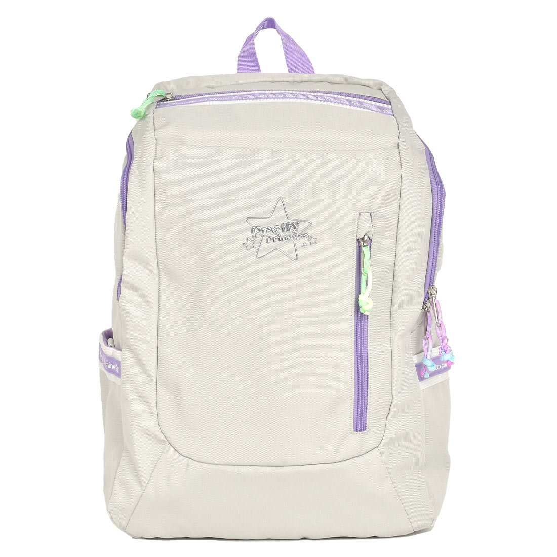 リュック キッズ 女の子 pretty princess 小学生 おしゃれ 可愛い プリティプリンセス アウトドア キッズリュック 20L 子ども リュックサック 通学 シンプル A4対応 修学旅行 パステルカラー 旅行 バッグ 遠足 かわいい 軽量 ハーネス付き PCスリーブ ブラック ラベンダー