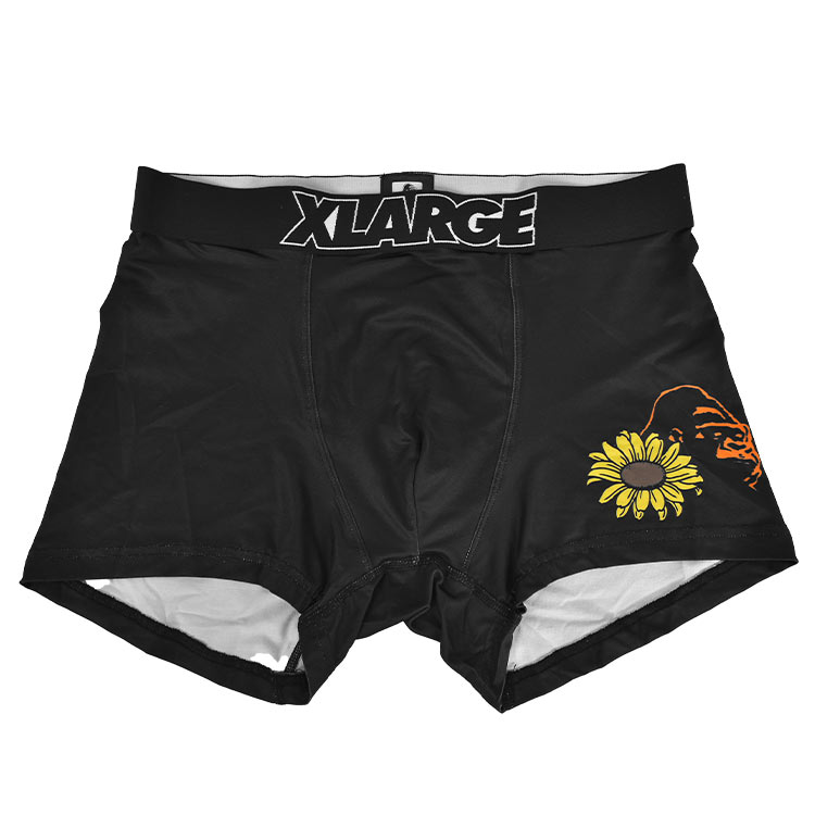 ボクサーパンツ メンズ XLARGE エクストララージ ローライズ ブランド パンツ 下着 派手 ストレッチ かっこいい おしゃれ M L XL ギフト プレゼント ゴリラ ロゴ ひまわり ボクサーブリーフ 前閉じ 肌着 紳士 男性 プレゼント ギフト ブラック ブルー イエロー 彼氏 父 息子