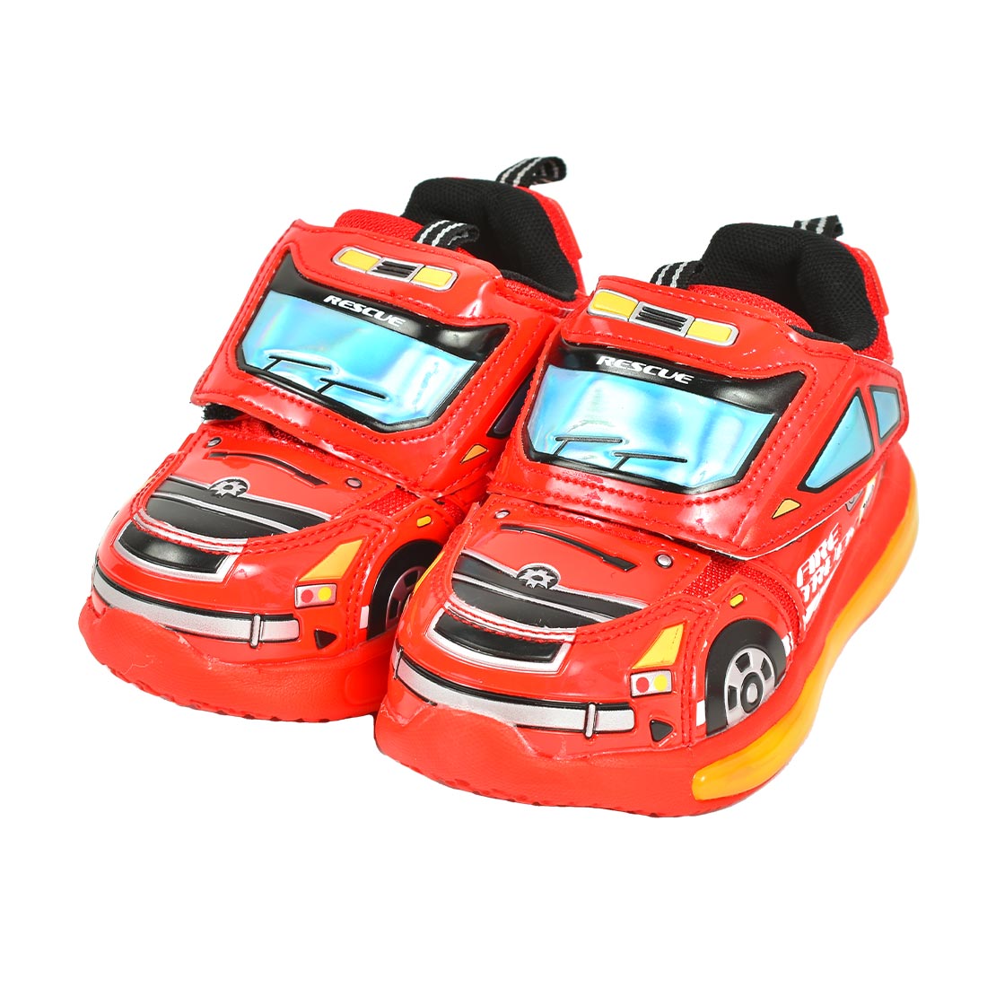 光る靴 スニーカー キッズ 男の子 15 16 17 18 19 cm トミカ TOMICA パトカー 消防車 子供 子ども キッズシューズ 靴 軽量 かっこいい ピカピカ 光る 運動靴 やわらかい 軽い 車 好き 赤 黒 白 孫 息子 誕生日 クリスマス プレゼント 幼稚園 小学生 通園 通学