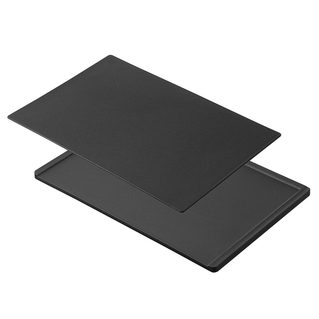 山崎実業 食洗機対応 抗菌まな板＆シートまな板セット タワー 7020 7021 tower カッティングボード 2枚 セット 黒 まな板シート 台所 滑り止め 両面 衛生的 使い分け 取り外し可能 プラスチック ゴム 製 長方形 肉 野菜 魚 切りやすい まないた フチ付き 軽い 白 33×22cm