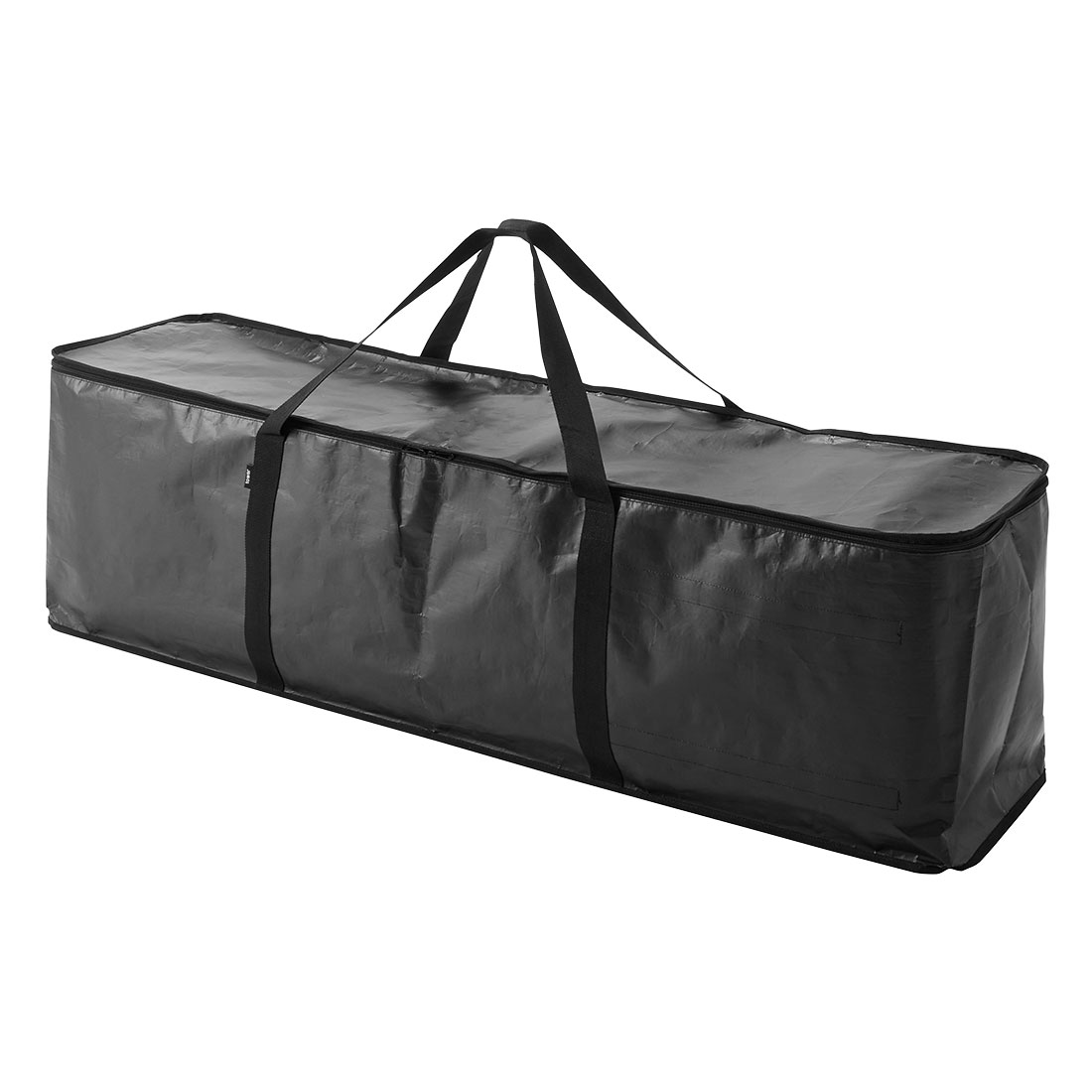 山崎実業 クリスマスツリー収納バッグ タワー ライト グレー ブラック 黒 6909 6910 tower 収納ケース 180cm 150cm 大容量 大きめ コンパクト 軽量 省スペース シンプル 無地 箱 保管 袋 整理 整頓 布団 衣類 アウトドア用品 インテリア yamazaki 持ち手 仕切り 付き 畳める