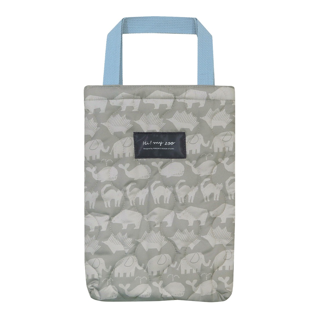 シューズバッグ 小学生 女の子 男の子 上靴入れ 上履き入れ キルティング 小学校 新一年生 幼稚園 保育園 子供 キッズ 通学 通園 入園 入学 準備 新学期 キルティング 丈夫 持ち手付き シューズケース 靴袋 かわいい おしゃれ シンプル 動物 アニマル 白 ホワイト グレー