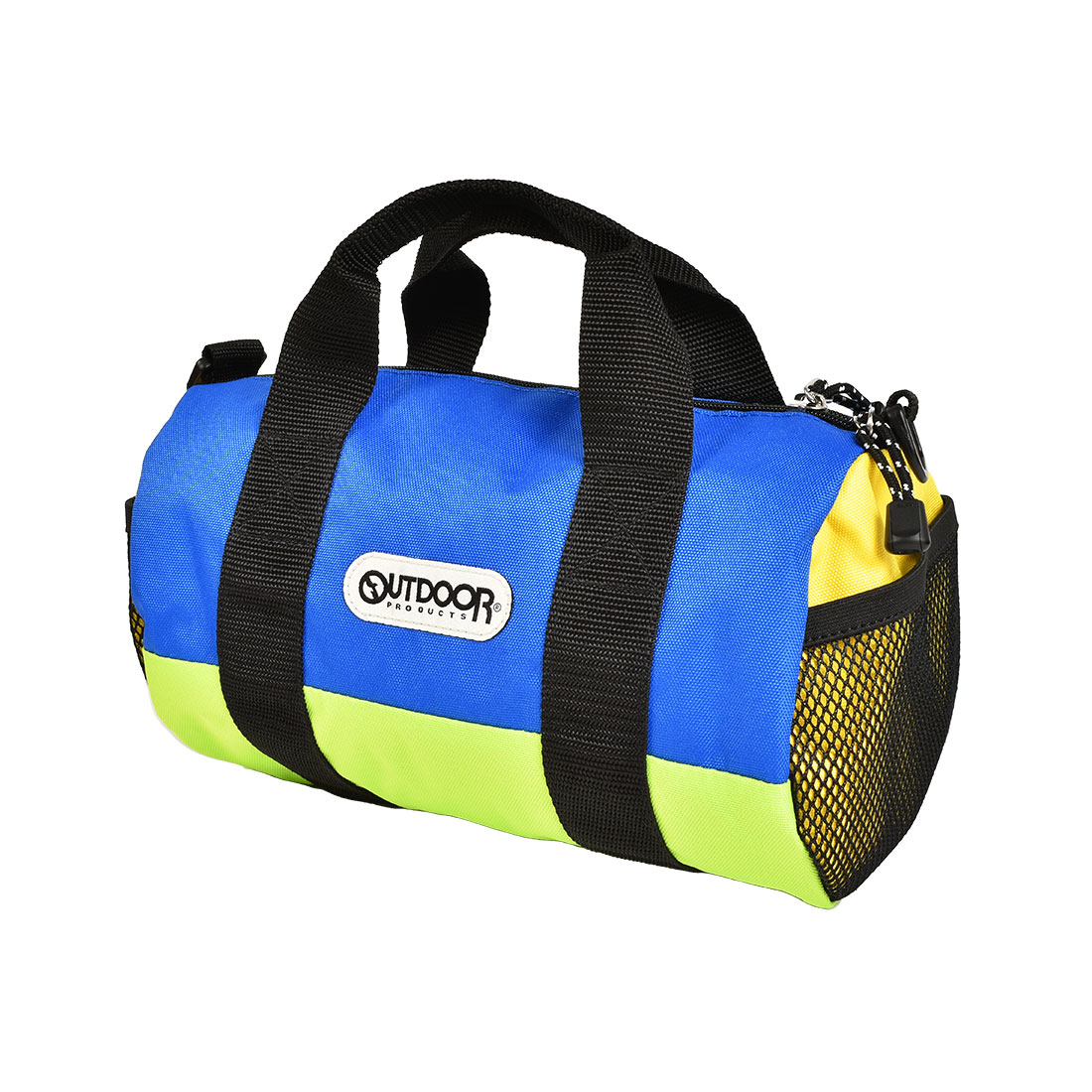 ボストンバッグ キッズ OUTDOOR PRODUCTS アウトドアプロダクツ 男の子 女の子 ショルダーバッグ ロールボストン 斜め掛けバッグ ボストンバック 斜めがけ 2WAY こども 子ども 通学 遠足 軽量 小学生 中学生 ロゴ 無地 ブルー ブラック 青 紺 黒 シンプル 小さめ ミニ 軽い