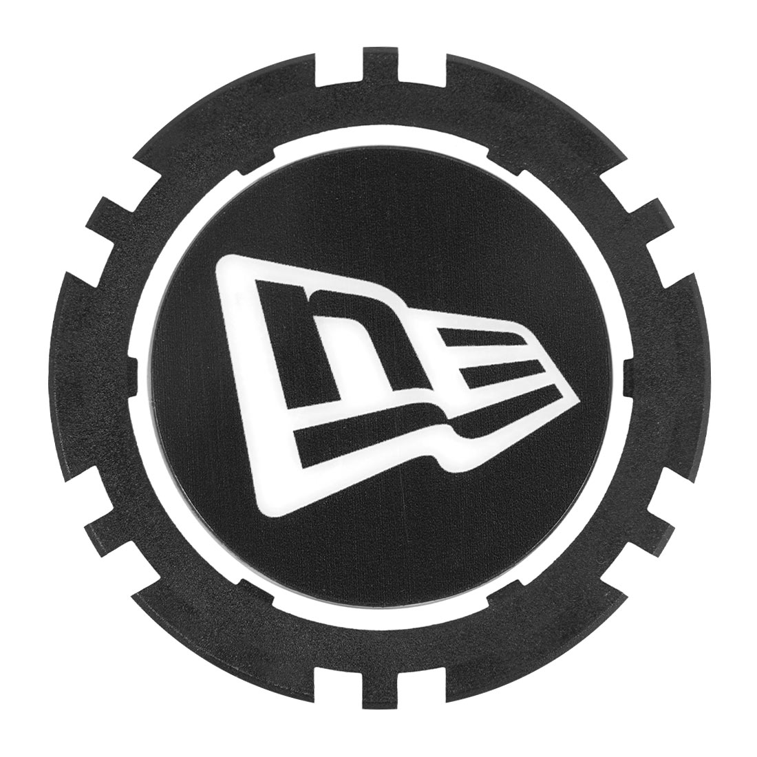 NEWERA ゴルフマーカー ニューエラ ゴルフ おしゃれ ブランド ボールマーカー パターマーカー 目印 大きい ブラック ロゴ ギフト プレゼント コンペ 景品 賞品 記念 ゴルファー ポーカー カジノチップマーカー 14110181 14110182 14110183 14110184 14110185 14110186 黒 白