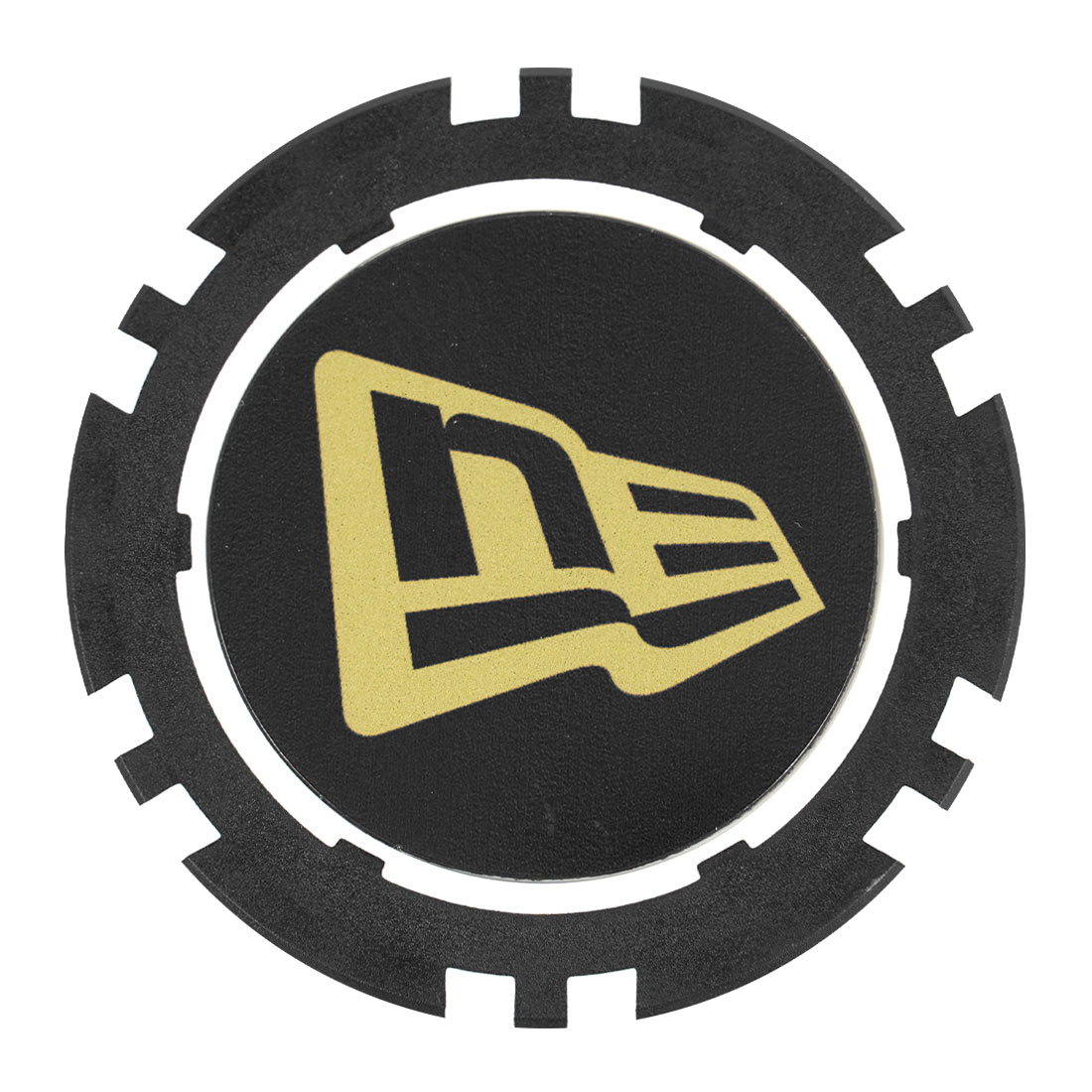 NEWERA ゴルフマーカー ニューエラ ゴルフ おしゃれ ブランド ボールマーカー パターマーカー 目印 大きい ブラック ロゴ ギフト プレゼント コンペ 景品 賞品 記念 ゴルファー ポーカー カジノチップマーカー 14110181 14110182 14110183 14110184 14110185 14110186 黒 白