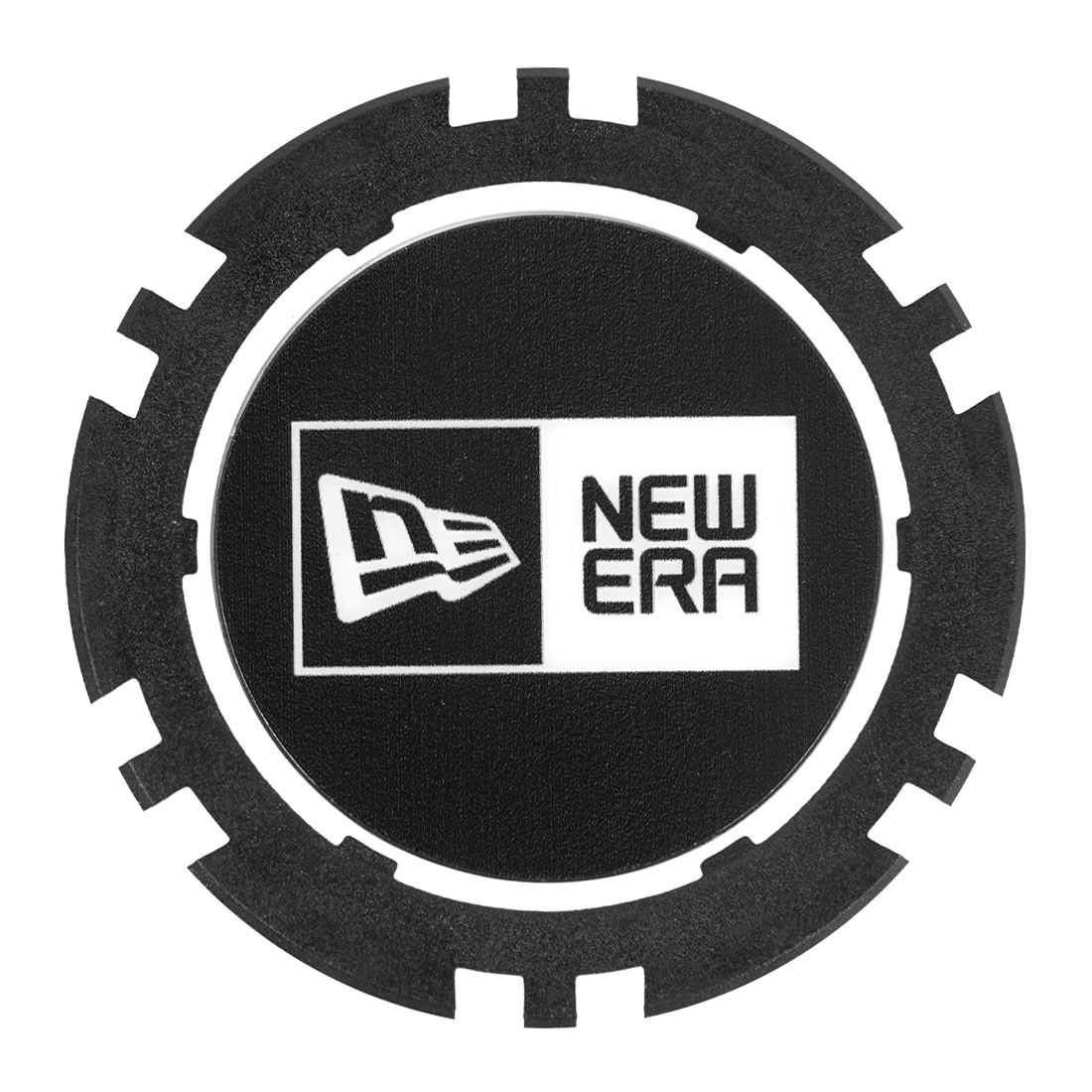 NEWERA ゴルフマーカー ニューエラ ゴルフ おしゃれ ブランド ボールマーカー パターマーカー 目印 大きい ブラック ロゴ ギフト プレゼント コンペ 景品 賞品 記念 ゴルファー ポーカー カジノチップマーカー 14110181 14110182 14110183 14110184 14110185 14110186 黒 白