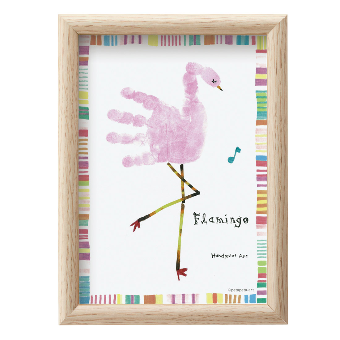 手形アート ベビー 足形アート制作キット ファーストアート A5サイズ シャチハタ First Art てがたスタンプ 記念 petapeta-art 飾り付け パームカラーズ シール 記録 しゃちはた 誕生日 成長記録 赤ちゃん ギフト 出産祝い お祝い ハーフバースデー バースデー HPSK-A5