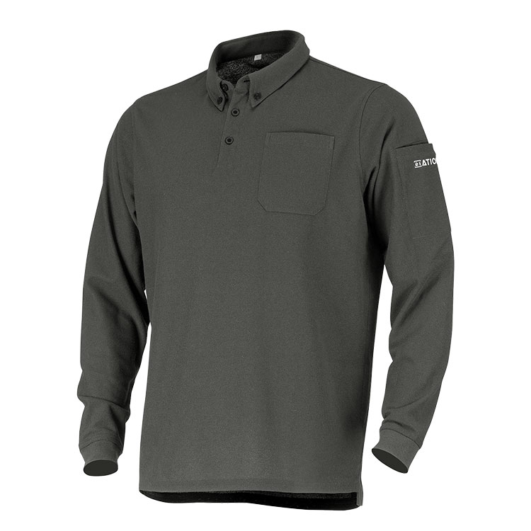 作業着 ポロシャツ 長袖 メンズ uvカット 吸水速乾 涼しい 軽量 消臭 ストレッチ ポケット ポリエステル 黒 ブラック グレー シンプル ドライ 紫外線カット 日焼け対策 通勤 工場 農作業 作業服 ビジネス 大きいサイズ M L LL 3L 釣り スポーツ 男性 父の日 6904 カジメイク