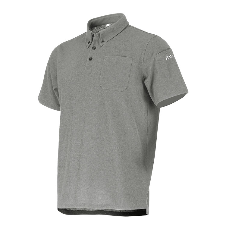 作業着 ポロシャツ 半袖 メンズ 春夏 薄手 涼しい 吸水速乾 uvカット 軽量 消臭 ストレッチ ポケット ポリエステル 黒 ブラック グレー シンプル ドライ 紫外線カット 通勤 現場 農作業 作業服 ビジネス 大きいサイズ M L LL 3L 釣り スポーツ 男性 父の日 6905 カジメイク