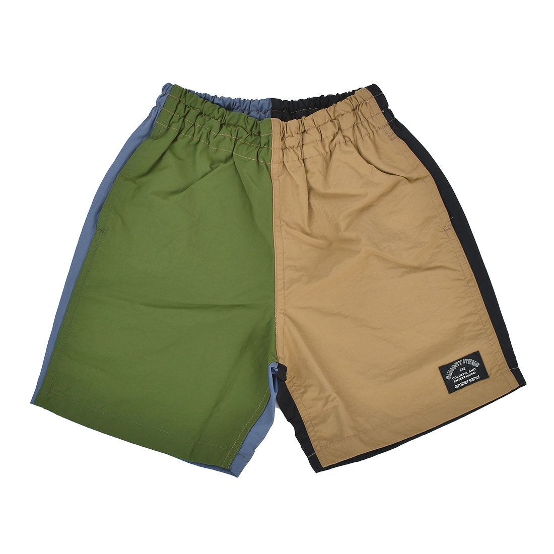 水着 キッズ ショートパンツ ampersand アンパサンド 男の子 女の子 ナイロン 水陸両用 サーフパンツ 海パン 120 100 110 130 140 cm 幼児 幼稚園 小学生 低学年 ジュニア ボトムス UVカット ハーフパンツ 半ズボン 撥水 子供服 水遊び 夏 プール ポケット 無地 海水パンツ