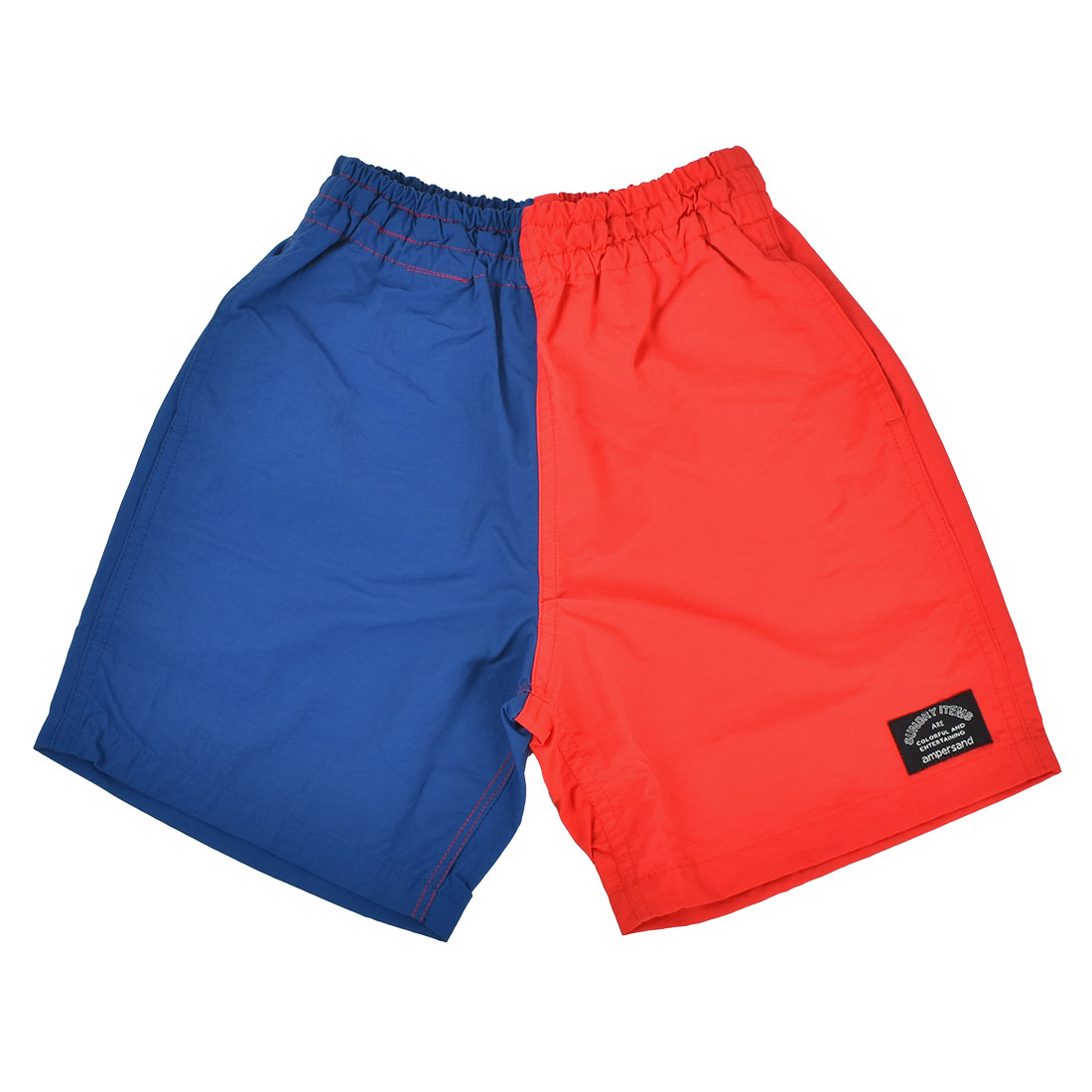 水着 キッズ ショートパンツ ampersand アンパサンド 男の子 女の子 ナイロン 水陸両用 サーフパンツ 海パン 120 100 110 130 140 cm 幼児 幼稚園 小学生 低学年 ジュニア ボトムス UVカット ハーフパンツ 半ズボン 撥水 子供服 水遊び 夏 プール ポケット 無地 海水パンツ