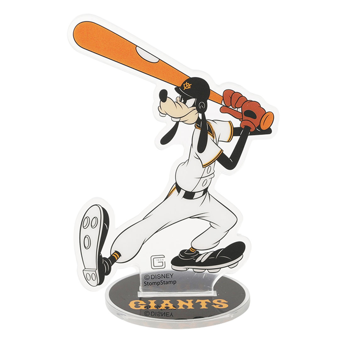 アクリルスタンド 公式 Disney&Baseball ディズニー 日本プロ野球 アクスタ コラボ グッズ ミッキー ドナルド グーフィー キャラクター 巨人 読売ジャイアンツ 広島東洋カープ 球団 応援 かわいい 透明 アクリル フィギュア マスコット ミッキーフレンズ プレゼント ギフト
