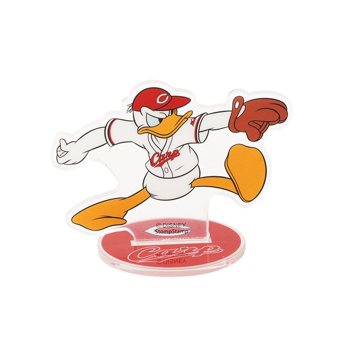 アクリルスタンド 公式 Disney&Baseball ディズニー 日本プロ野球 アクスタ コラボ グッズ ミッキー ドナルド グーフィー キャラクター 巨人 読売ジャイアンツ 広島東洋カープ 球団 応援 かわいい 透明 アクリル フィギュア マスコット ミッキーフレンズ プレゼント ギフト