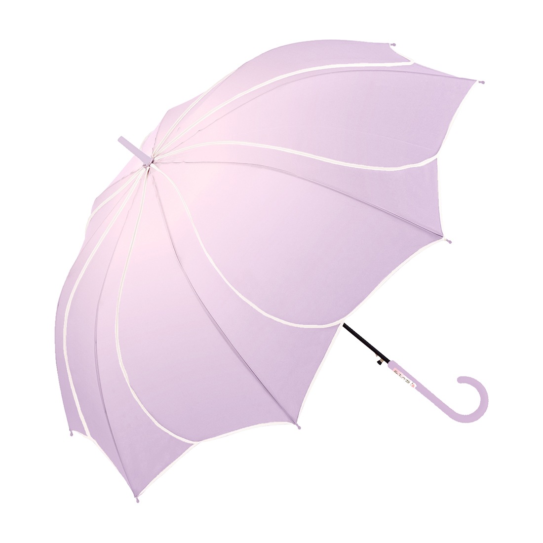 傘 花びら 型 子供用 キッズ 55cm センチ 小学生 幼児 花型 かさ おしゃれ かわいい フレラKIDS 女の子 子ども ジャンプ傘 グラスファイバー 丈夫 強風 軽い ネームタグ 晴雨兼用 小学校 幼稚園 保育園 雨傘 長傘 フラワー グラデーション ミント ピンク パープル サックス