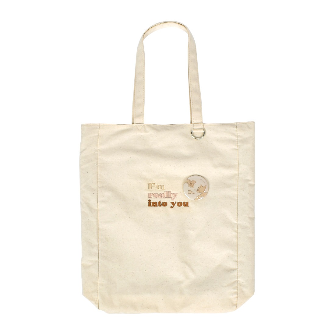 推し活 トートバッグ うちわが入る 多収納 マチ広 トムとジェリー バッグ レディース 肩掛け A4 B4 大容量 ポケット多め 軽い おしゃれ かわいい シンプル アイボリー ブラック 黒 キャンバス 帆布 コンサート ライブ参戦 遠征 現場 オタ活 普段使い 通勤 通学 女子 女性