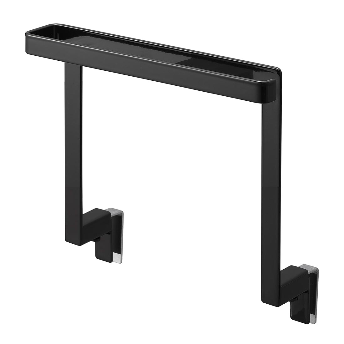 山崎実業 キッチンシンク下収納扉タオルハンガー タワー H15 1590 1591 tower タオルハンガー 高さ15cm 低め タオル掛け 巻き込み防止 タオルバー ふきん掛け タオル干し おしゃれ 引き出し キッチン 収納 布巾ハンガー コンパクト タオルハンガー シンク扉 台所 洗面台