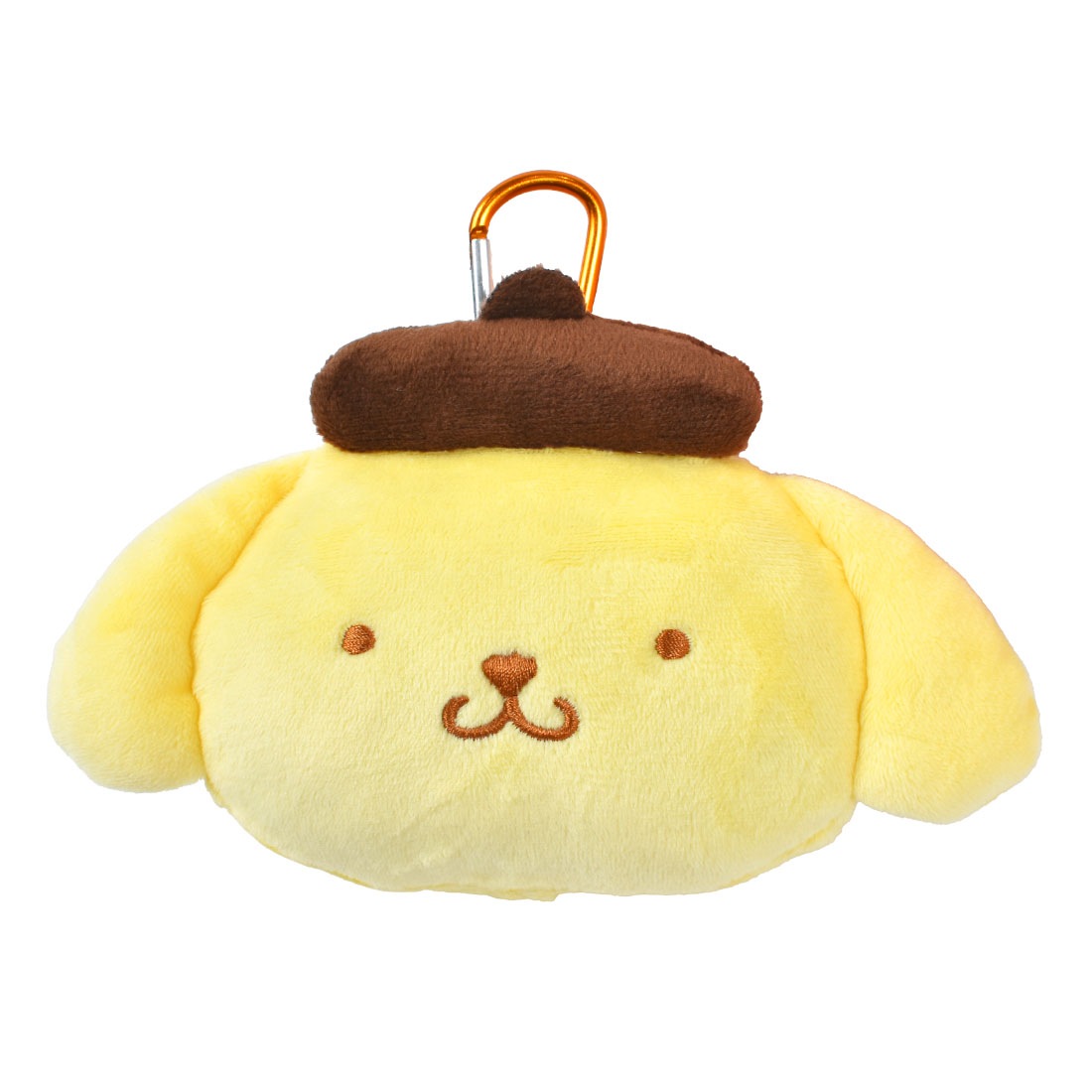 ぬいぐるみポーチ キーホルダー サンリオ キャラクター マスコットキーホルダー ミニポーチ 小物入れ 小銭入れ リュック バッグ 取り付け カラビナ 付き 収納 かわいい おしゃれ シナモン ポムポムプリン クロミ マイメロ ポチャッコ ハンギョドン 高校生 中学生 通勤 通学