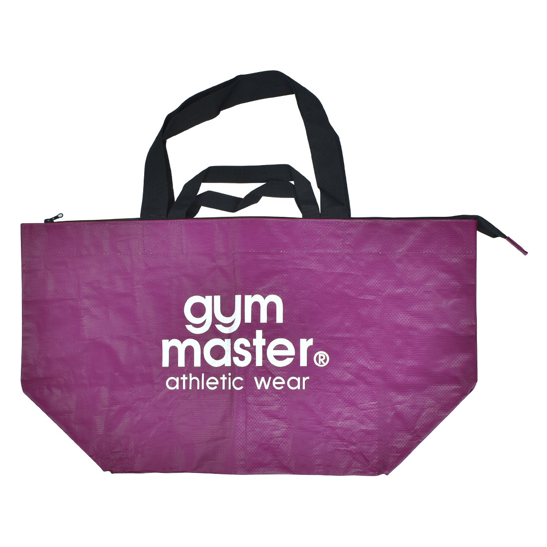 トートバッグ 大容量 軽量 gym master ジムマスター メンズ レディース PPバッグ 大きめ 50L ファスナー付き 肩掛け 手提げ 頑丈 丈夫 軽い ポリプロピレン バッグ バック アウトドア ショッピングバッグ お買い物バッグ おしゃれ エコバッグ ランドリーバッグ ジムバッグ