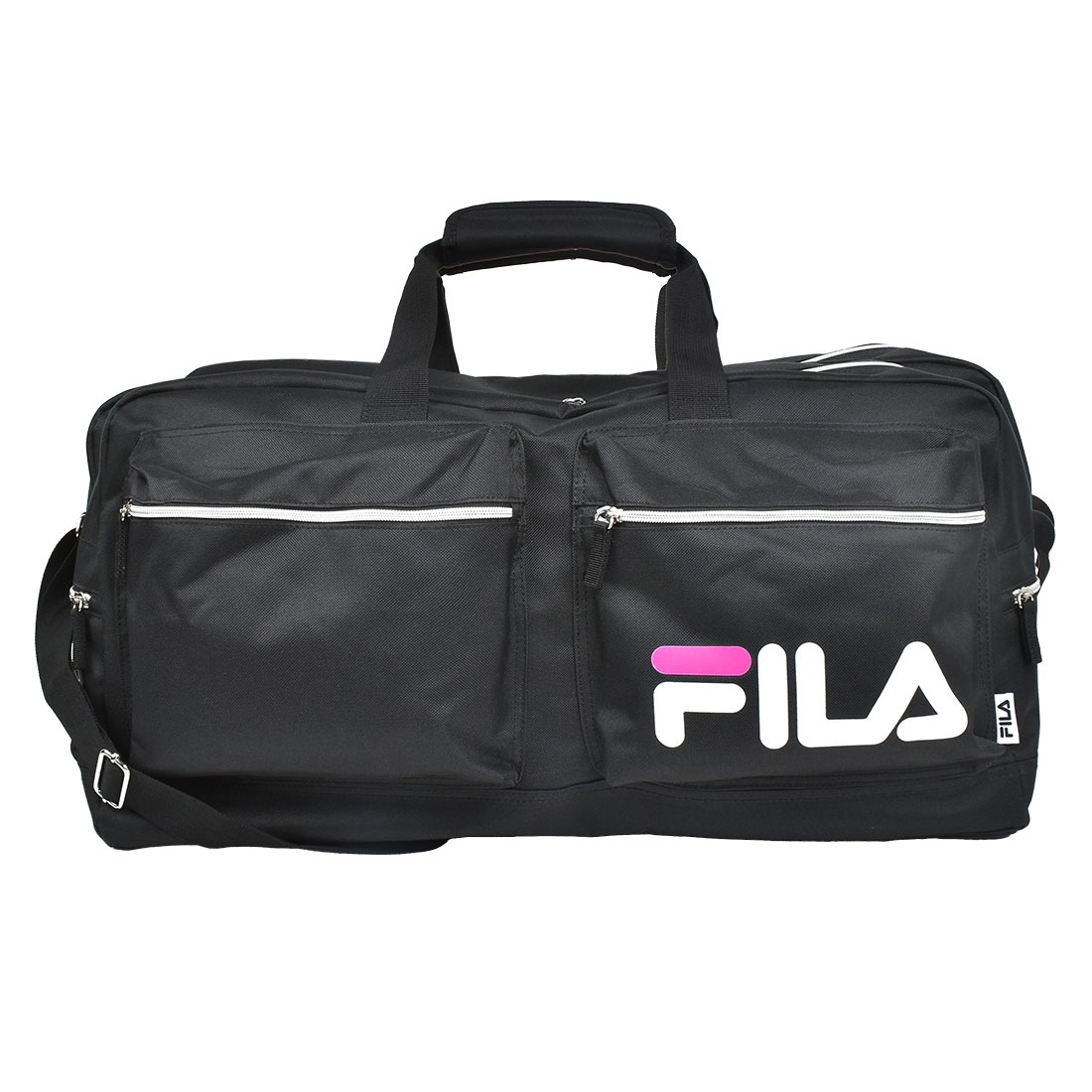 ボストンバッグ FILA フィラ 2WAY 50リットル 50l 修学旅行 3泊 女子 小学生 中学生 女の子 レディース 可愛い 大容量 丈夫 斜めがけ ショルダーバッグ 子供 肩掛け 高校生 部活 大きめ 旅行バッグ かわいい おしゃれ 旅行 林間学校 スポーツ 遠征 合宿 バック シンプル 黒