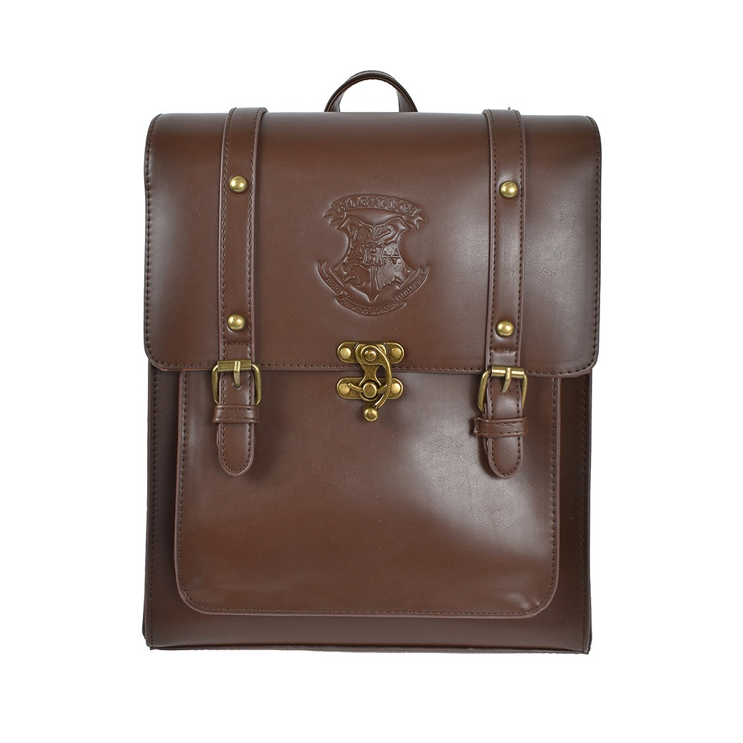 サッチェルバッグ ハリーポッター バッグ カバン 鞄 リュック 3way ショルダーバッグ トートバッグ レディース 斜め掛け A4 旅行 コスプレ 公式 フラッパー flapper ホグワーツ リュックサック 縦型 ハリポタ 映画 コラボ グッズ おしゃれ 黒 ブラウン ギフト