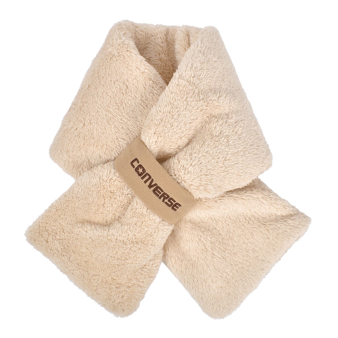 マフラー converse コンバース レディース 差し込み ブランド ボア 防寒 あったか ファー ネックウォーマー おしゃれ かわいい カジュアル 差し込みマフラー 通勤 通学 女性 女子 彼女 誕生日 プレゼント クリスマス ギフト ベージュ グレー ホワイト レオパード ヒョウ柄