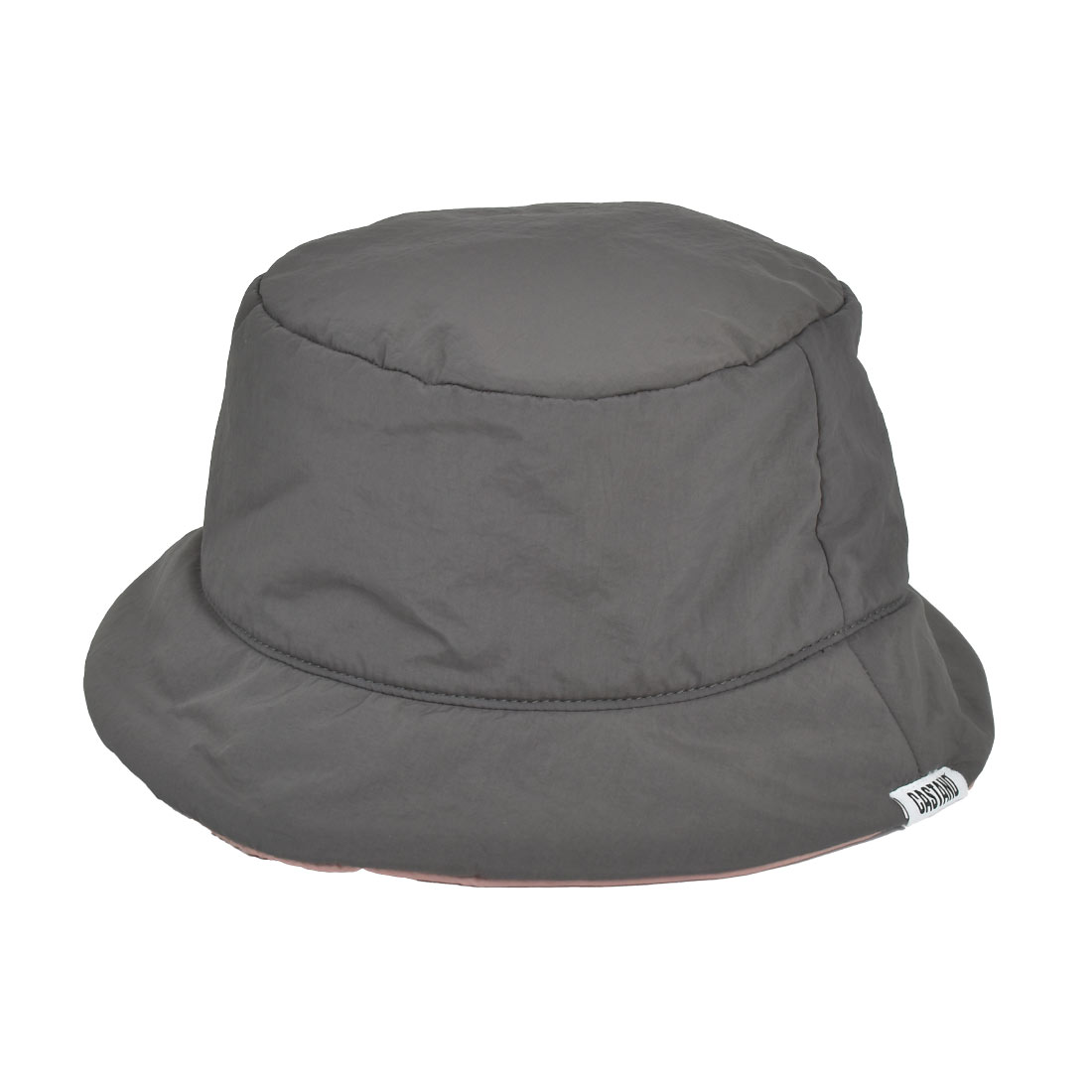 バケットハット レディース 秋冬 防寒 カポック 中綿 CASTANO カスターノ 軽量 暖かい 帽子 バケハ 軽い 洗える あったか ナイロン 女性 天然素材 おしゃれ かわいい 無地 58cm リバーシブル 折りたたみ ブラック グレー オリーブ カーキ ピンク 旅行 キャンプ アウトドア