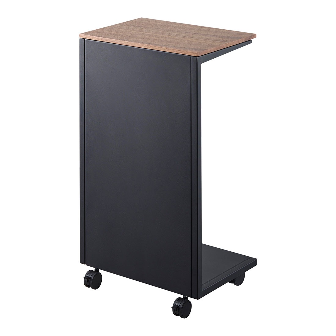 キャスター付き 目隠し布団乾燥機スタンド 山崎実業 タワー 目隠し ラック コの字 キャスター サイドテーブル 北欧 ウッド おしゃれ シンプル 収納 防災バッグ ペット グッズ 棚 サイドテーブル ソファ ベッド リビング ホワイト ブラック 白 黒 1415 1416