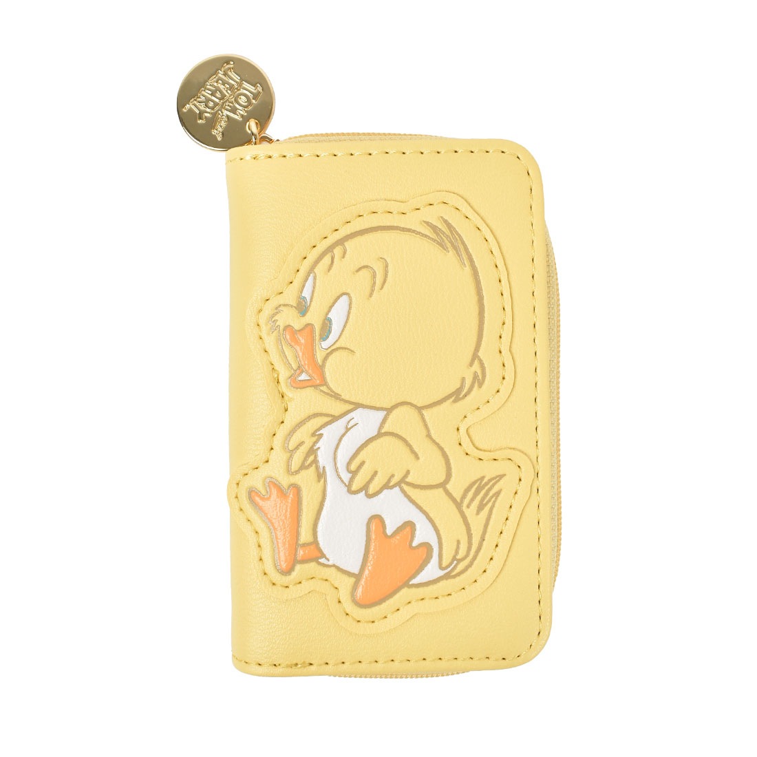 キーケース レディース 可愛い トムとジェリー キッズ 小銭入れ 一体型 コインケース カード 鍵入れ カードケース コンパクト 大人かわいい おしゃれ アイボリー ピンク グレー イエロー シンプル 通勤 通学 女性 高校生 中学生 小学生 子供 キャラクター トムジェリ グッズ