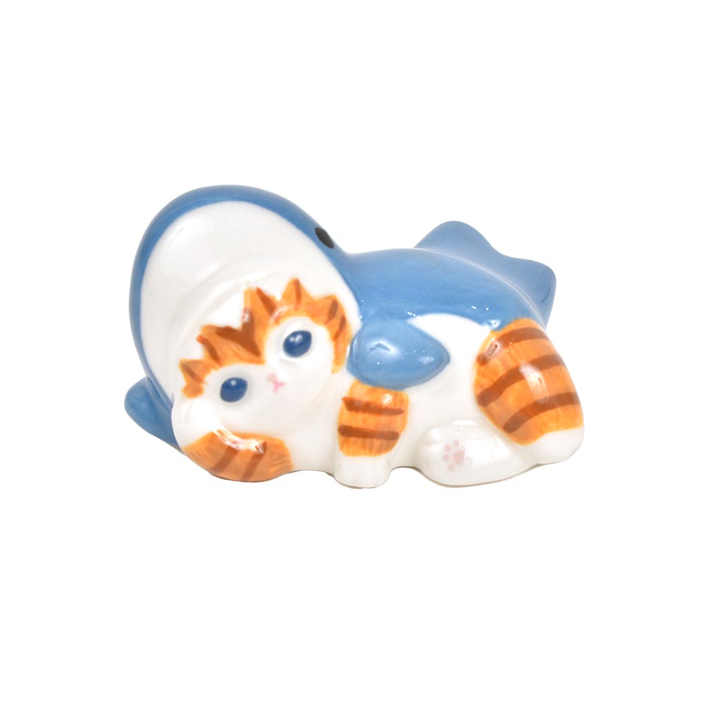 箸置き 猫 ねこ モフサンド mofusand グッズ 陶器 かわいい おしゃれ おもしろ ユニーク 箸おき はしおき はし置き カトラリーレスト 食器 キッチン もふサンド サメにゃん 雑貨 ぢゅの 小物 陶磁器 女性 誕生日 クリスマス 新生活 プレゼント ミニ プチ ギフト 引越し祝い