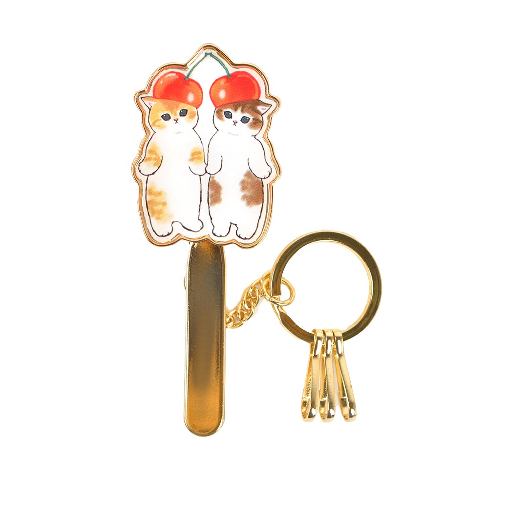 キークリップ 猫 モフサンド mofusand ねこ おしゃれ かわいい 可愛い お洒落 キーホルダー バッグチャーム キャラクター グッズ 雑貨 小物 車 家 鍵 もふサンド サメにゃん キーチェーン カラビナ 大人 女性 友達 誕生日 クリスマス プレゼント プチ ミニ ギフト 贈り物