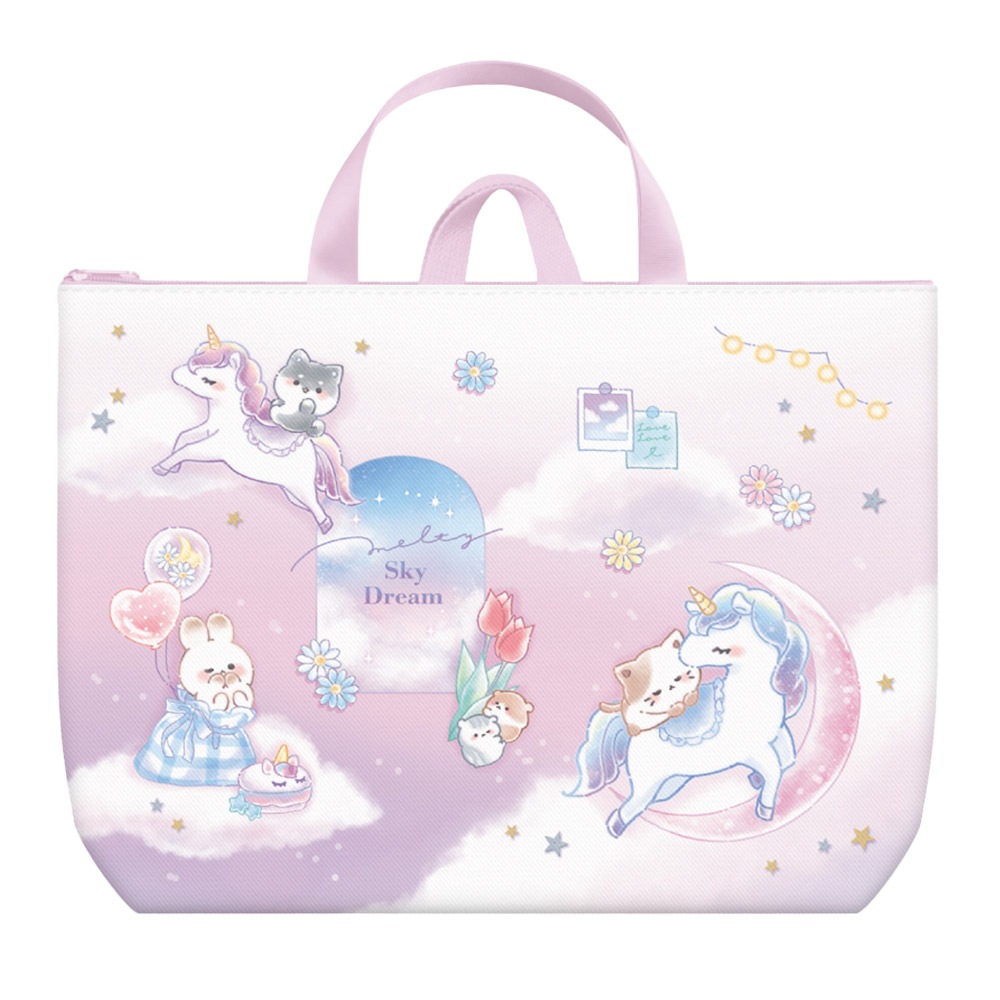 トートバッグ レッスンバッグ 女の子 おしゃれ キャラクター ファスナー付き 水色 通園バッグ 子供 習い事バッグ サブバッグ 通学 幼稚園 保育園 小学校 低学年 おけいこバッグ 入園 入学準備 キッズ オバケーヌ ユニコーン ネームタグ ピンク 手提げ 社会見学 塾 かわいい