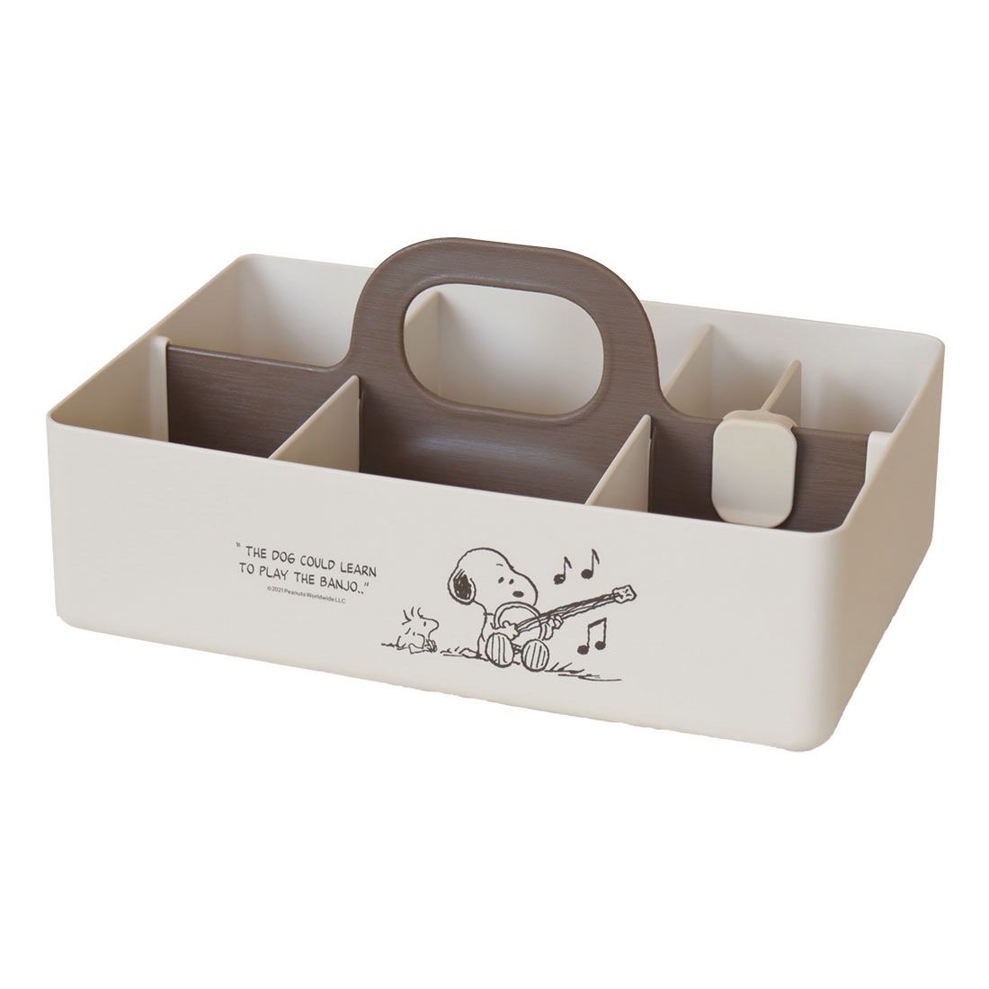 収納ケース スヌーピー モッテケース 卓上 デスクトート 小物入れ デスク収納 デスクオーガナイザー ペン立て 持ち手付き かわいい SNOOPY キャラクター コスメ収納 化粧品 文房具 カトラリー 調味料 キッチン小物 メイク 収納 救急箱 薬箱 工具 整理整頓 テーブル 日本製