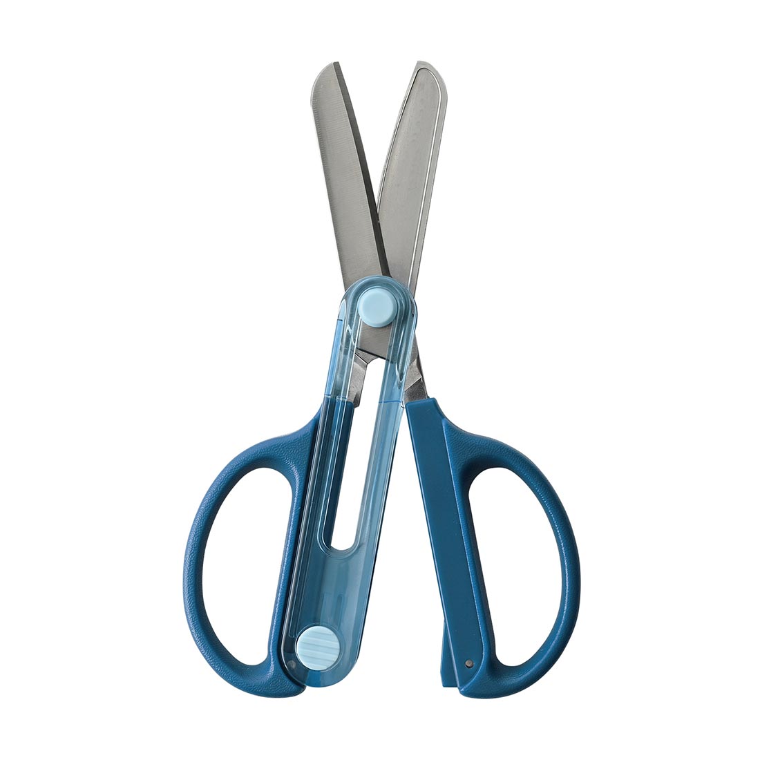 はさみ 子供 クツワ キャップ一体こどもハサミ 左利き 右利き 左手用 小学校 小学生 幼稚園 保育園 幼児 園児 キッズ 男の子 女の子 教育はさみ はじめて 練習 スライド キャップ なくさない 工作 図工 安心 安全 ステンレス刃 入学 入園 準備 お祝い プレゼント ギフト 文具