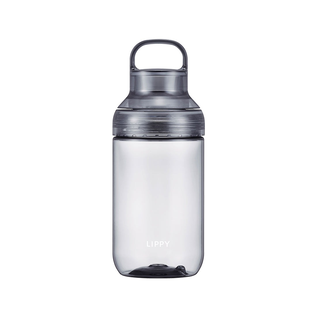 水筒 ウォーターボトル 目盛り 700ml LIPPY クリアボトル 透明 耐熱 直飲み おしゃれ かわいい 軽い 洗いやすい 広口 ハンドル付き 持ち運び 割れにくい トライタンボトル リッピー スポーツ ランニング ジム ヨガ サウナ マイボトル プラスチック ブルー クリア グレー