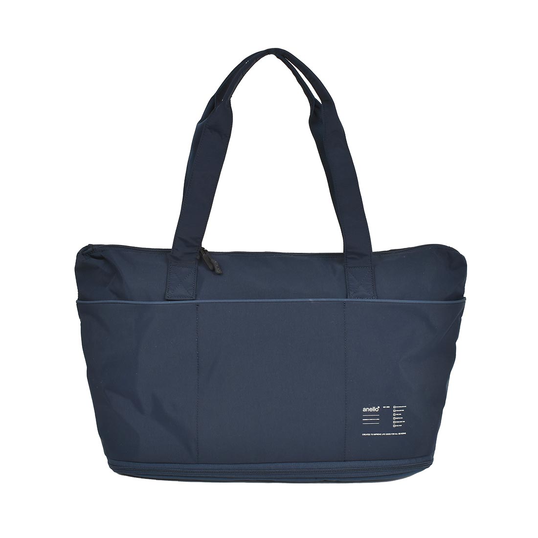 トートバッグ anello アネロ レディース メンズ 大容量 大きめ A4 ファスナー付き 旅行 軽量 ナイロン キャリーオンバッグ トラベルバッグ ボストンバッグ 20L 35L 1泊 2泊 撥水 肩掛け 幅30cm マチ広 拡張 多機能 買い物 ポケット 多め 大人 通勤 通学 おしゃれ かわいい