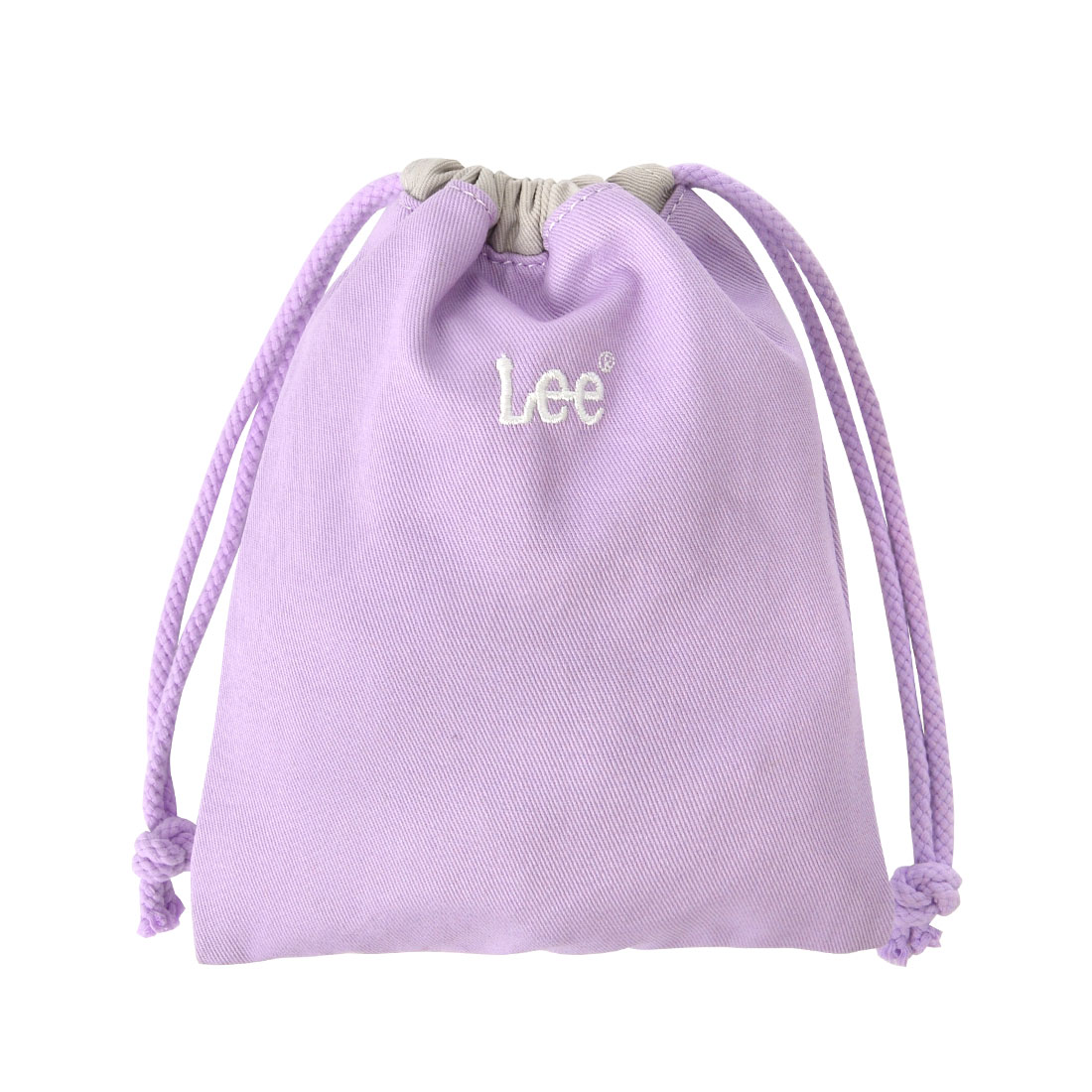 巾着 コップ入れ 巾着袋 小 Lee リー 小さい 巾着ポーチ S 保育園 幼稚園 小学生 小学校 入園 入学 準備 男の子 女の子 ブランド コットン 綿 おしゃれ かわいい 小物入れ コップ袋 シンプル 通園 通学 ブラック サックス ラベンダー ベージュ 巾着袋小 歯ブラシ入れ ミニ