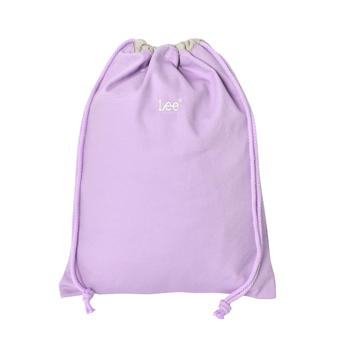 巾着袋 大 巾着 着替え袋 lee リー 体操着入れ 着替え袋 ブランド おしゃれ かわいい 保育園 幼稚園 小学生 小学校 入園 入学 エプロン入れ 大きめ コットン 綿 袋 着替え 体操服袋 男の子 女の子 入園 入学 新入学 新学期 ブラック ベージュ サックス ラベンダー 入学準備