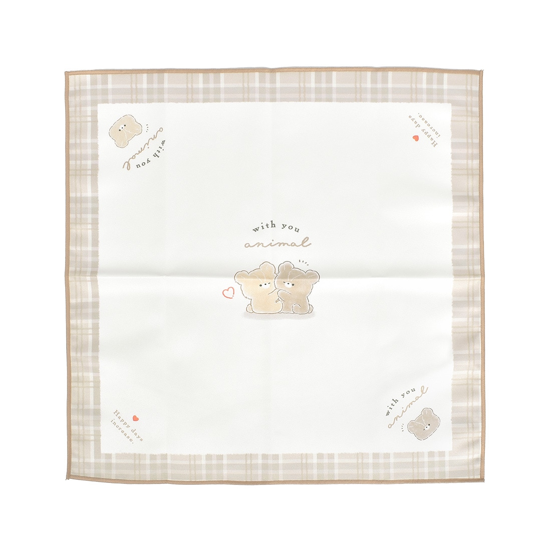 ランチクロス 小学生 女の子 正方形 小学校 お弁当 給食 子供 キッズ 女子 かわいい おしゃれ シワになりにくい ナフキン ポリエステル キャラクター ランチョンマット ランチマット お弁当包み 入園 入学 準備 新学期 遠足 通園 通学 動物 アニマル 白 紫 ベージュ 水色