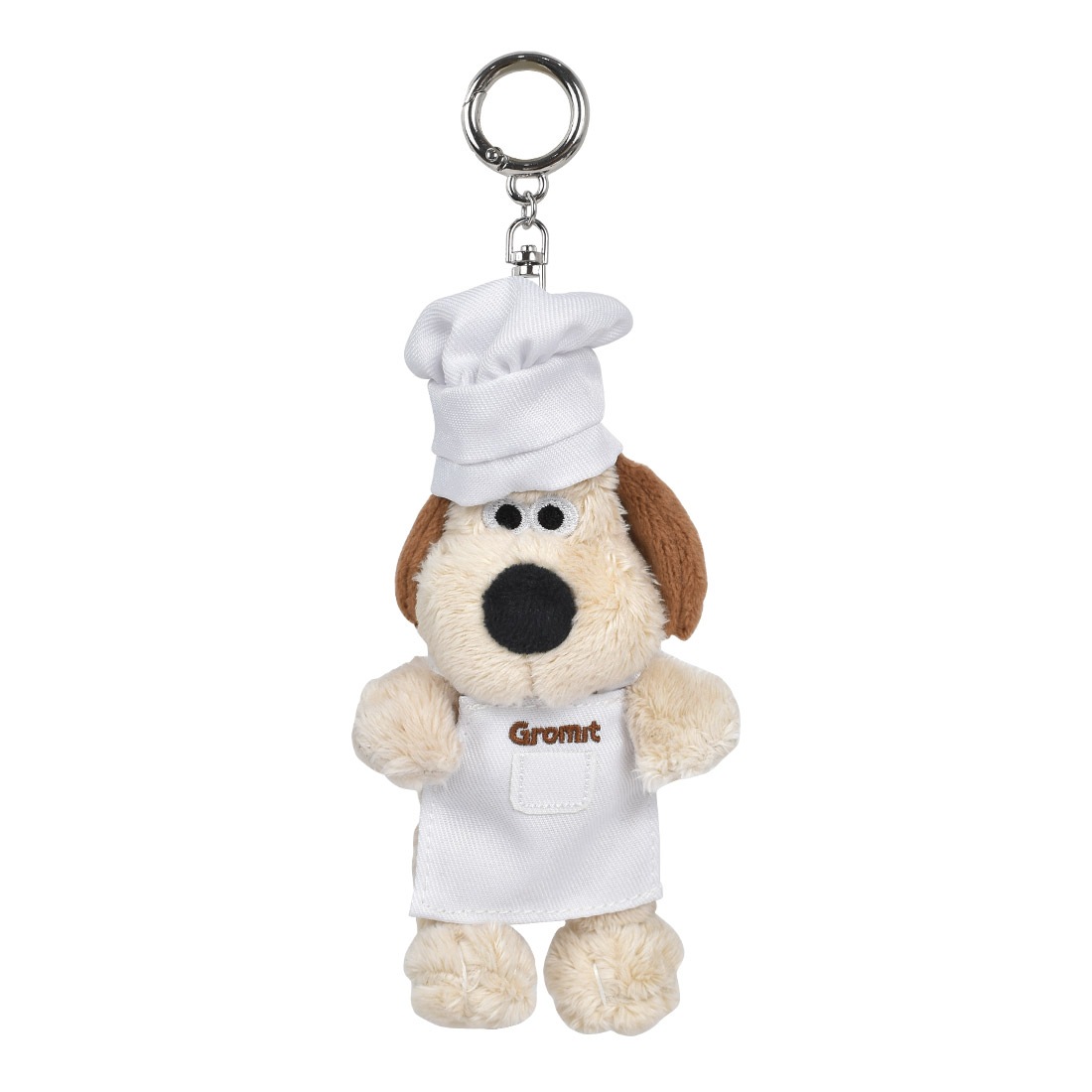 グルミット キーホルダー 正規品 ウォレスとグルミット マスコット ぬいぐるみキーホルダー Wallace&Gromit グッズ 公式 人形キーホルダー かわいい キャラクター パイロット コック ストラップ キーチャーム マスコットキーホルダー 雑貨 プレゼント バッグアクセサリー