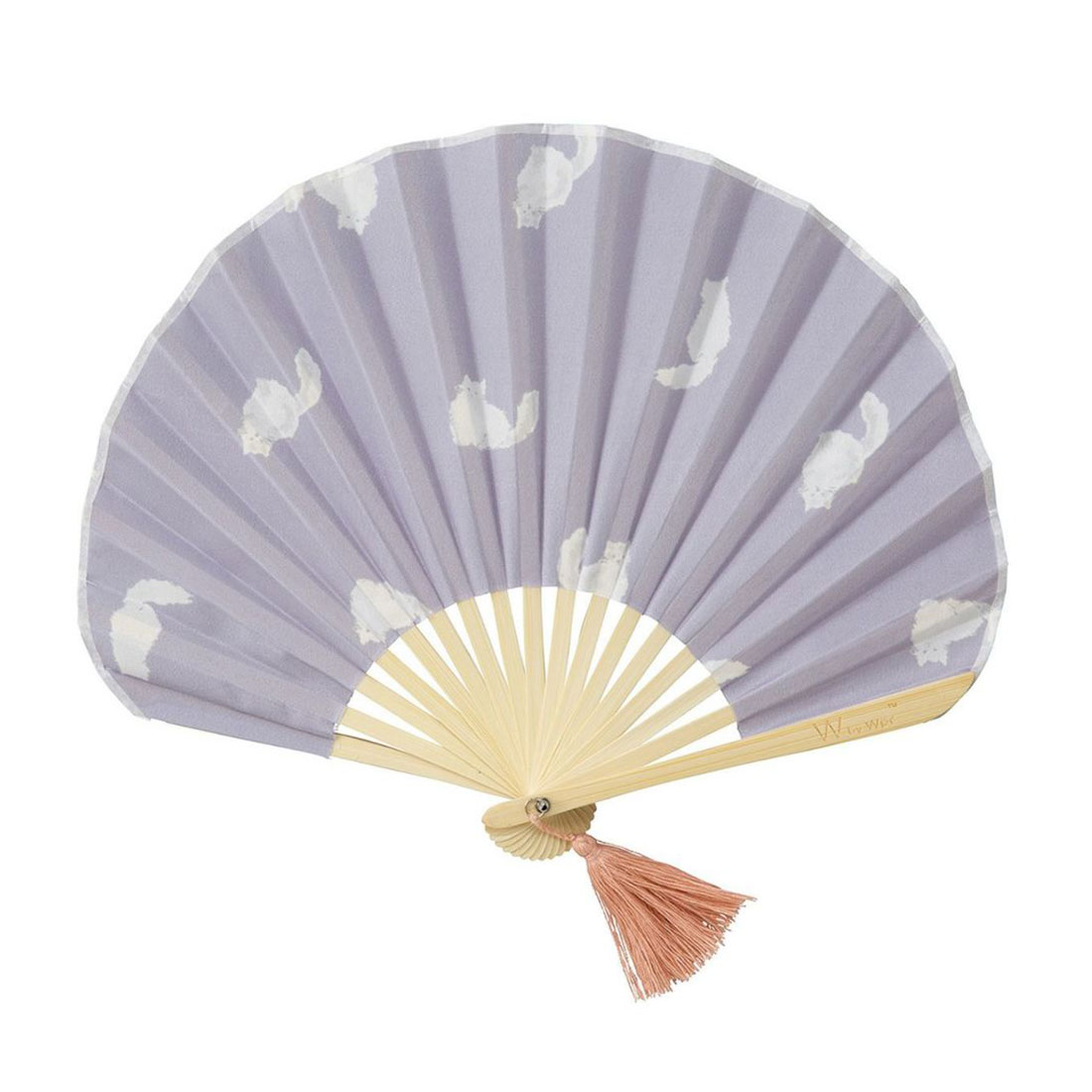 扇子 レディース 花柄 wpc ギフト おしゃれ かわいい 北欧 夏 浴衣 着物 涼しい 袋付き タッセル付き 贈り物 プレゼント 誕生日 母の日 母親 W by wpc ケース付き 女性 うちわ 団扇 せんす センス シェル型 猫柄 淡色 ブルー グレー レッド ラベンダー ベージュ ネイビー