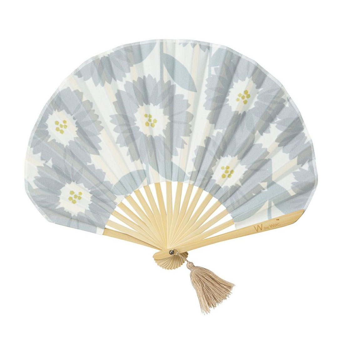 扇子 レディース 花柄 wpc ギフト おしゃれ かわいい 北欧 夏 浴衣 着物 涼しい 袋付き タッセル付き 贈り物 プレゼント 誕生日 母の日 母親 W by wpc ケース付き 女性 うちわ 団扇 せんす センス シェル型 猫柄 淡色 ブルー グレー レッド ラベンダー ベージュ ネイビー