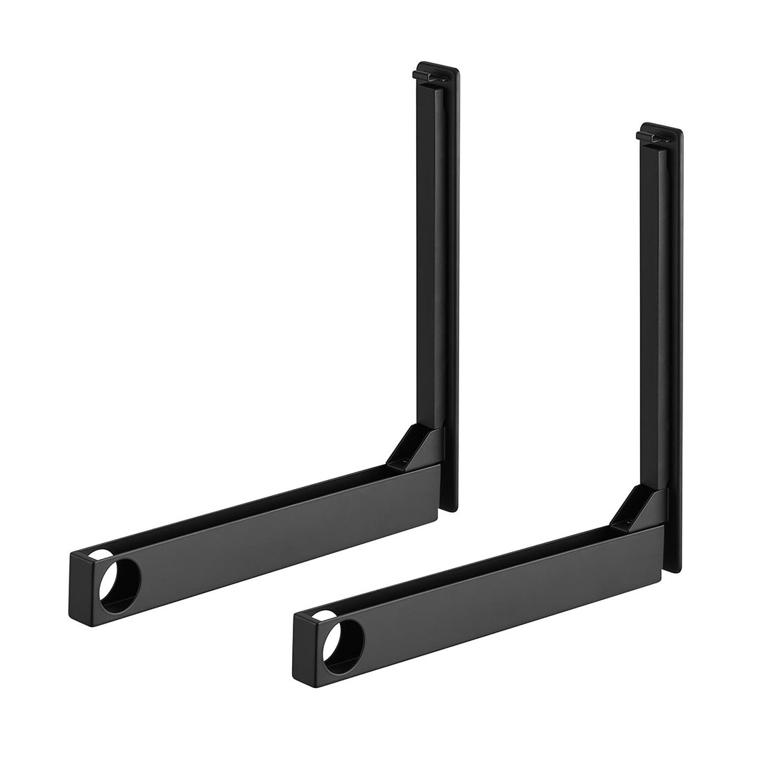 ウォール折り畳み物干し竿ホルダー タワー 2個組 石こうボード壁対応 山崎実業 tower 室内 物干し ホルダー 折りたたみ 壁付け 部屋干し フック 洗濯物干し 物干し竿ホルダー ホワイト ブラック 1921 1922 公式 省 スペース コンパクト エアコン下 浮かせる 賃貸