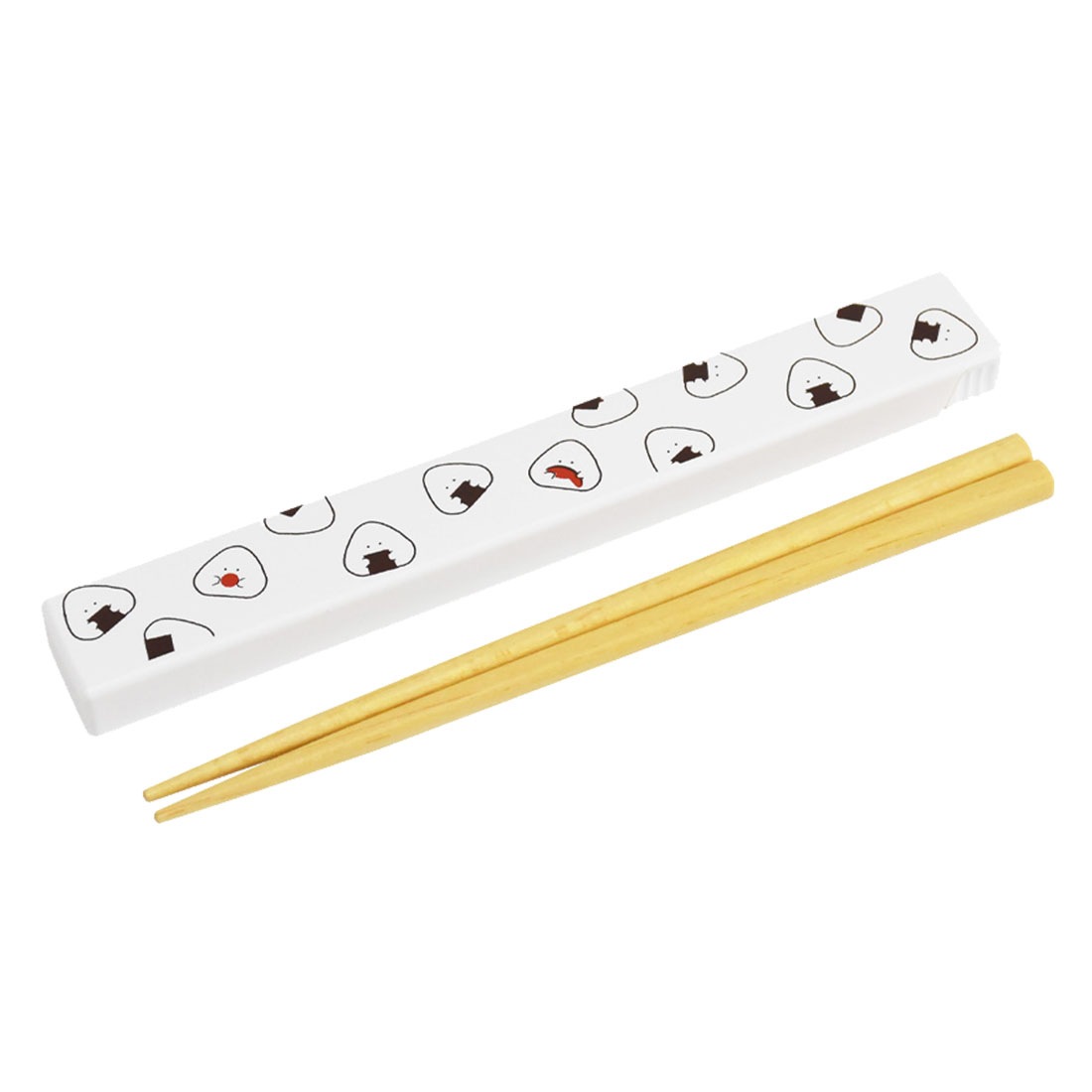 箸 箸箱 18cm 食洗機対応 セット おにぎりさん 日本製 木製 箸ケース スライド 音が鳴らない おしゃれ かわいい キャラクター グッズ 滑り止め お箸セット マイ箸 ケース付き 持ち運び 和風 弁当用 抗菌 シンプル 大人 女性 子供 小学生 中学生 高校生 通学 通勤 給食 遠足