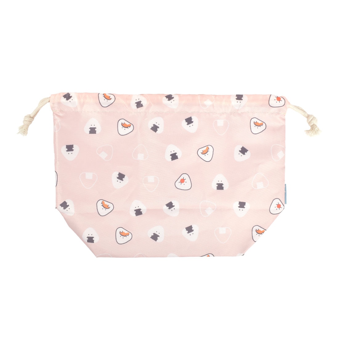 お弁当袋 おにぎりさん お弁当入れ ランチ巾着 保冷 保温 ランチバッグ 巾着袋 おしゃれ かわいい キャラクター グッズ 大人 女性 子供 小学生 中学生 高校生 コップ袋 給食袋 弁当袋 弁当入れ ランチ袋 幼稚園 保育園 綿 洗える 通学 通勤 遠足 白 ホワイト ベージュ ピンク