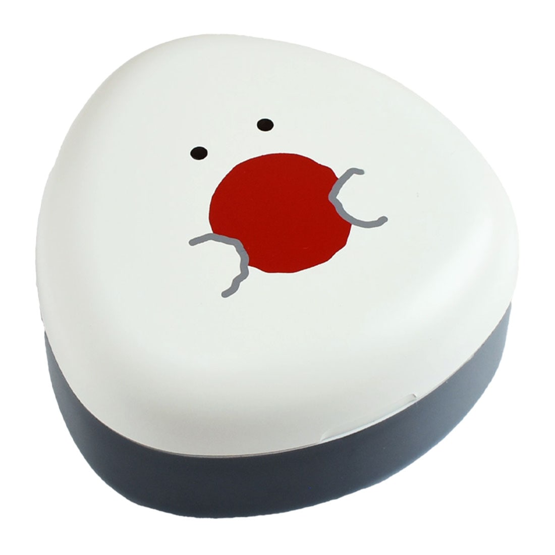 おにぎり ケース おにぎりさん かわいい おしゃれ おにぎり型 お弁当 弁当箱 ランチボックス 日本製 おむすびケース おにぎり入れ おにぎりポーチ ボックス シンプル 1個 収納 簡単 子供 女の子 大人 女性 男の子 通勤 通学 高校生 中学生 小学生 保育園 幼稚園 白 ホワイト