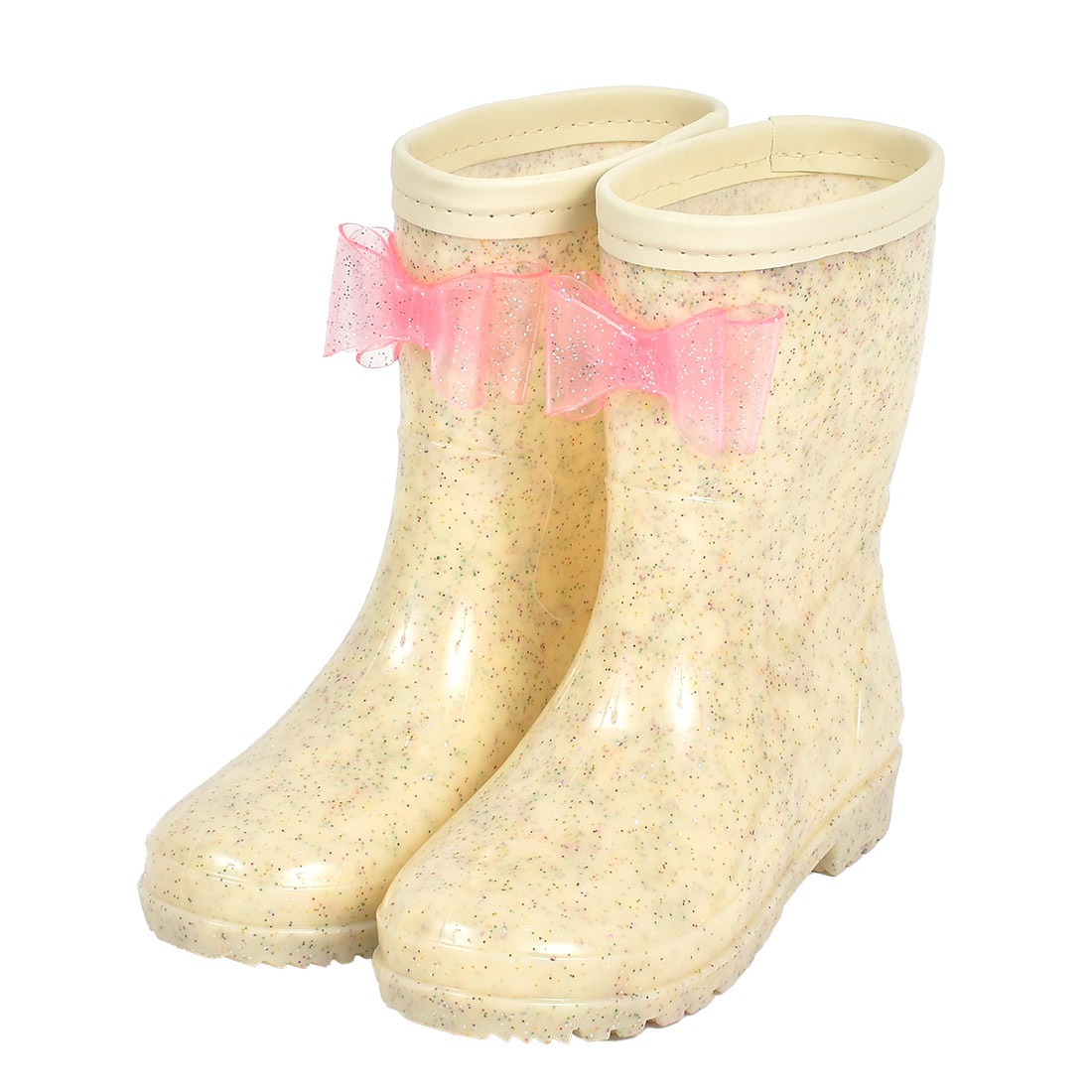 キッズ 長靴 Ampersand アンパサンド 女の子 かわいい リボン おしゃれ 子ども レインブーツ レインシューズ 雨靴 17cm 18cm 19cm 20cm 保育園 幼稚園 小学生 低学年 女子 ピンク ラベンダー 紫 レイングッズ 雨具 パープル 黄色 通園 通学 入園 入学 軽量 F.O.KIDS 箱付き