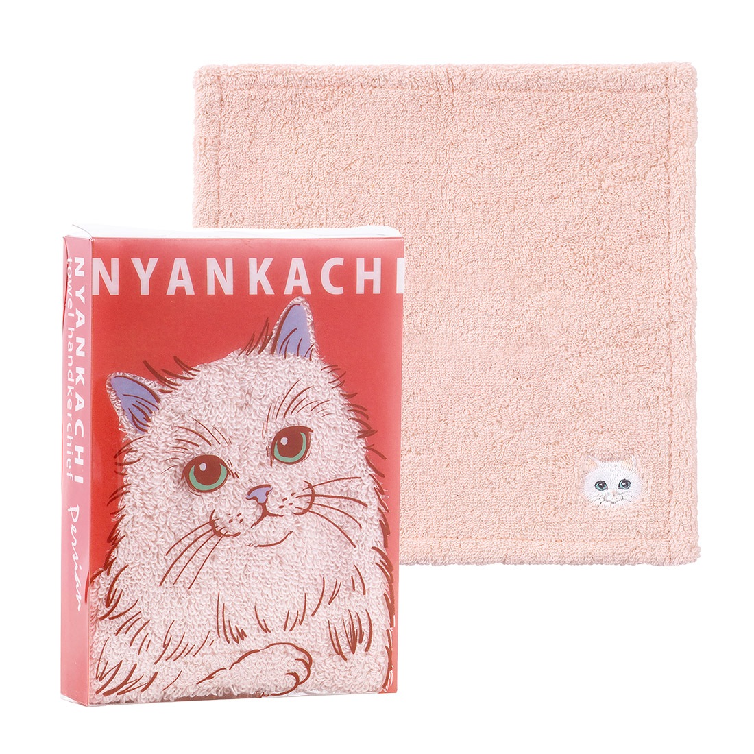 ハンカチ レディース ギフト 箱入り 猫 ねこ ハンカチタオル ミニハンカチ 25cm かわいい おしゃれ アニマル グッズ ハンドタオル パッケージ入り マンチカン スコティッシュフォールド ペルシャ ミケ猫 シャム猫 刺繍 誕生日 プレゼント 雑貨 お礼 お返し 送別 粗品